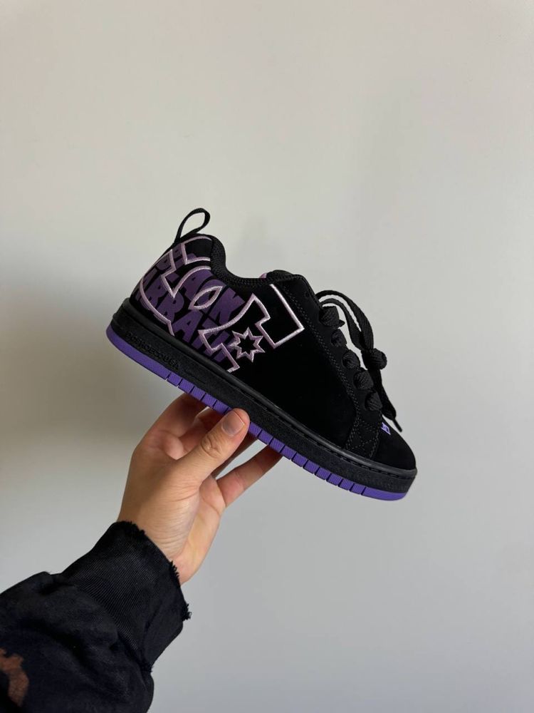 36-45 р DC Shoes Court Graffik Black Purple