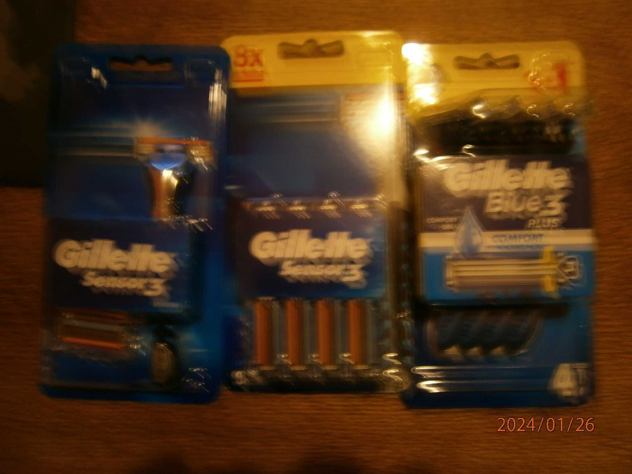 maszynki  do  golenia gillette  sensor 3