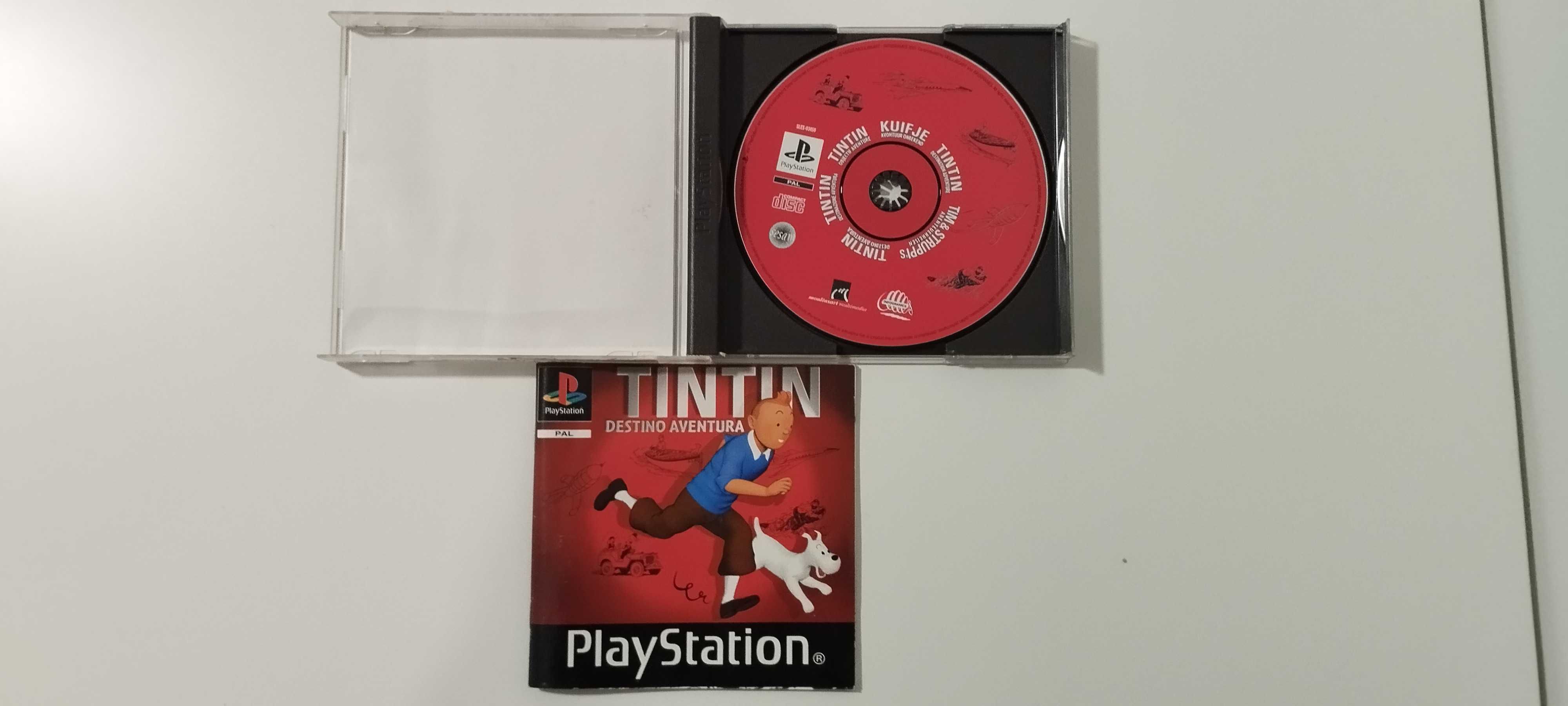 Jogo Playstation 1 - Tintin Destination Adventure / Destino Aventura
