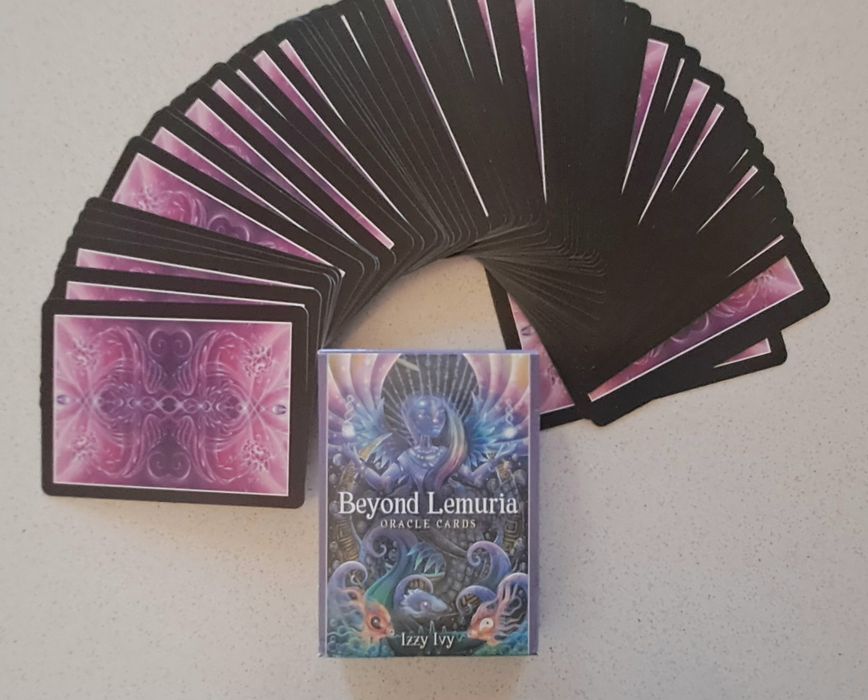 Baralho de cartas de tarô Beyond Lemuria Oracle 56 versão em inglês