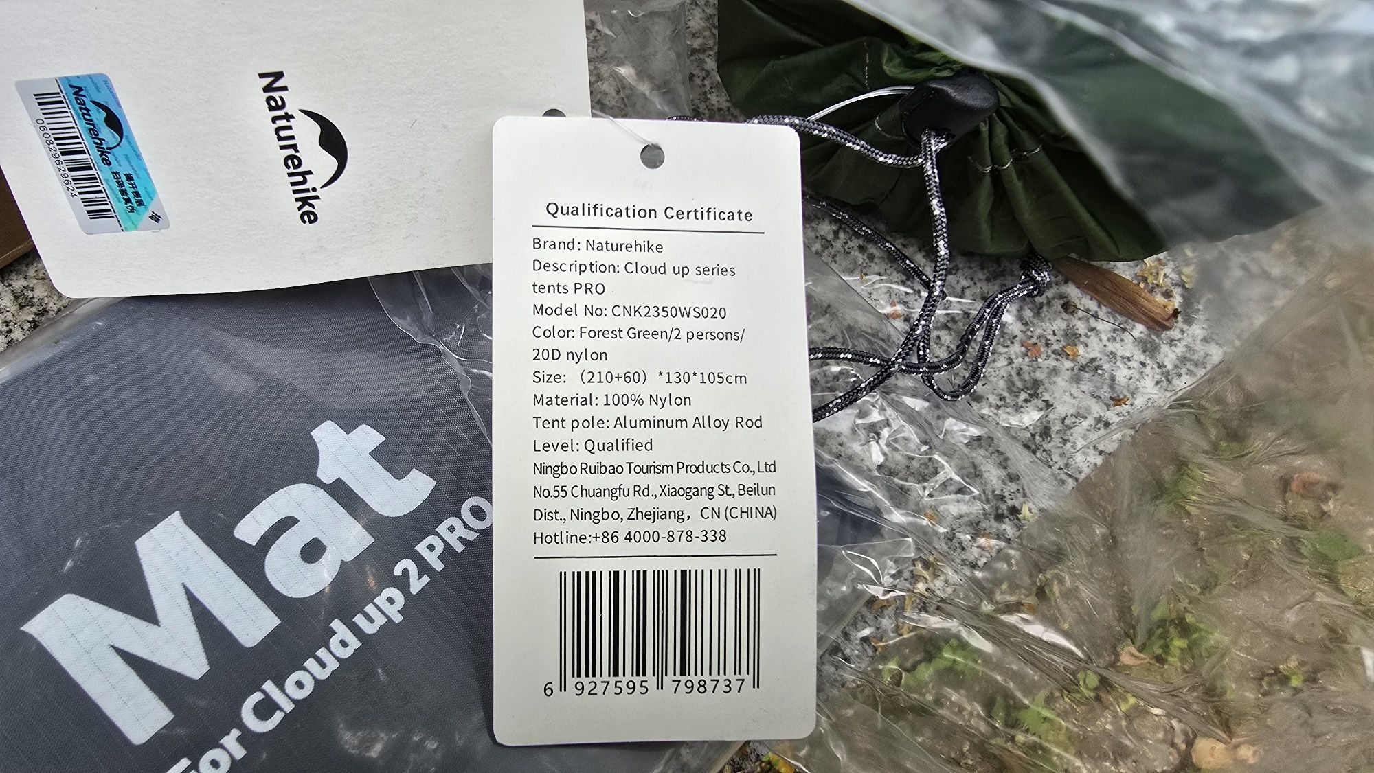 Namiot Naturehike Cloud UP2 PRO
