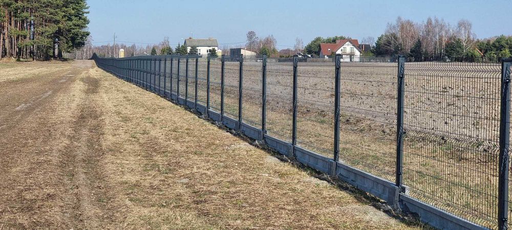 Ogrodzenia panelowe 3D  + podmurówka z montażem BRAMY/FURTKI