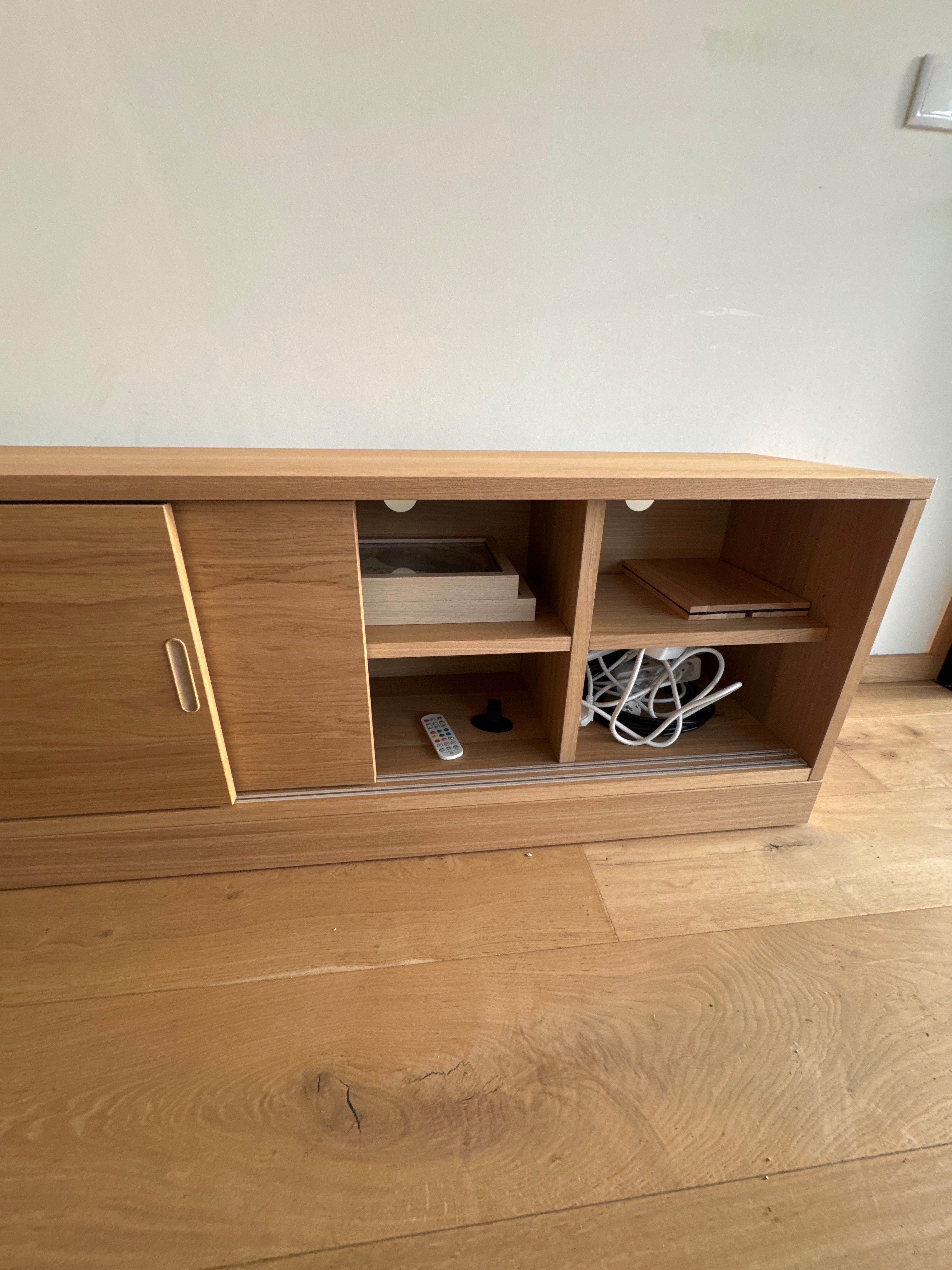 Movel TV Madeira Carvalho - TV Bench Stand, Wooden