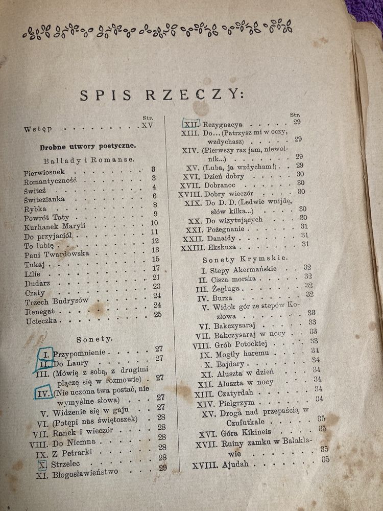 Pisma poetyczne, Adam Mickiewicz, 1925