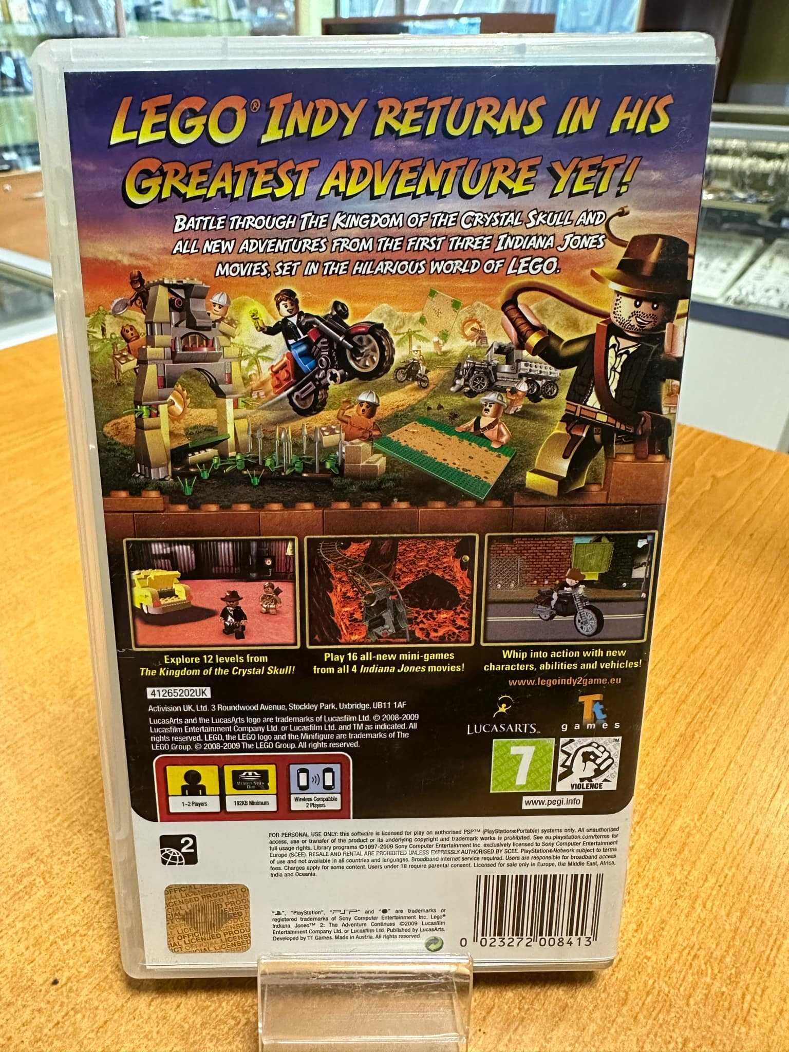 Gra na PSP Lego Indiana Jones 2: The Adventure Continues