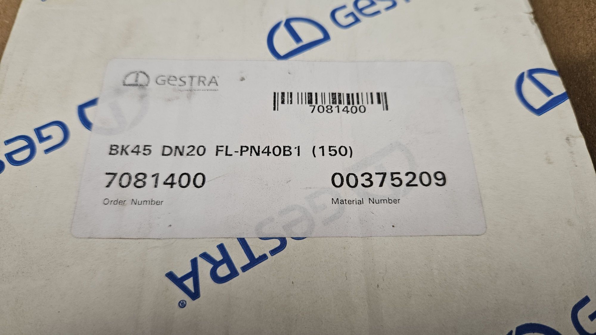 Odwadniacz termostatyczny GESTRA BK45, DN20
