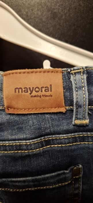 Jeansy Mayoral r.86 ocieplane