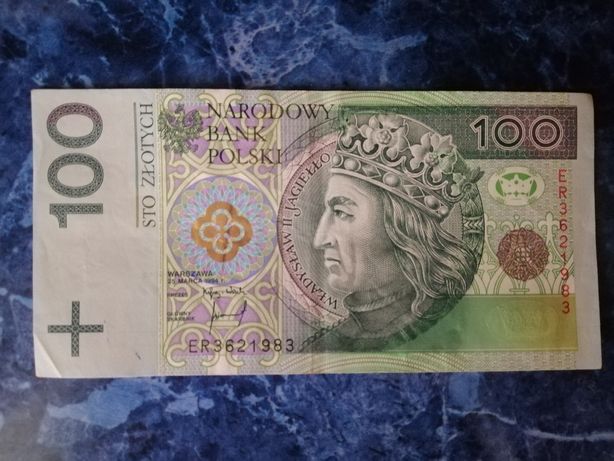 Банкнота Польщи, 100 злотых