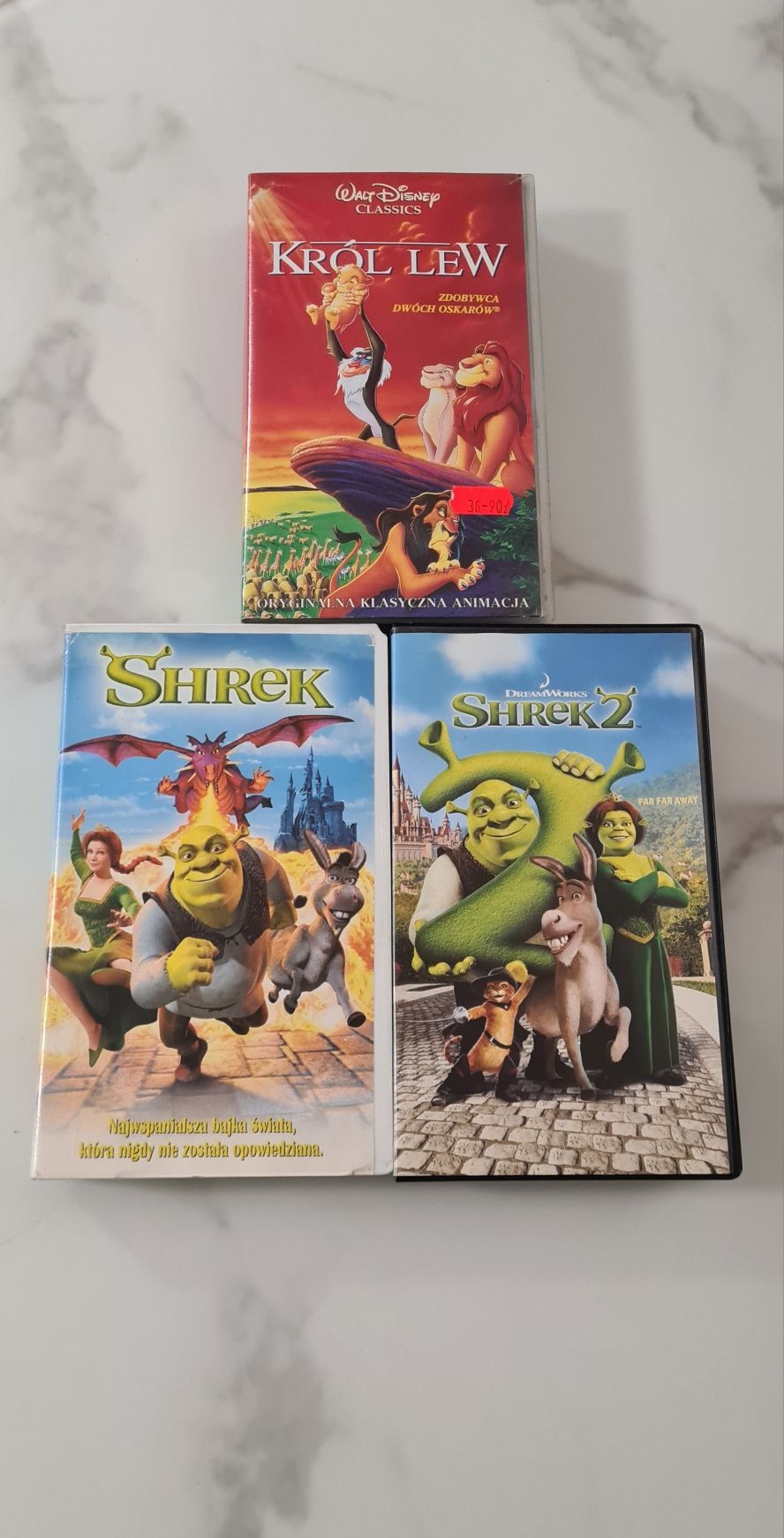 3x Filmy dla dzieci VHS