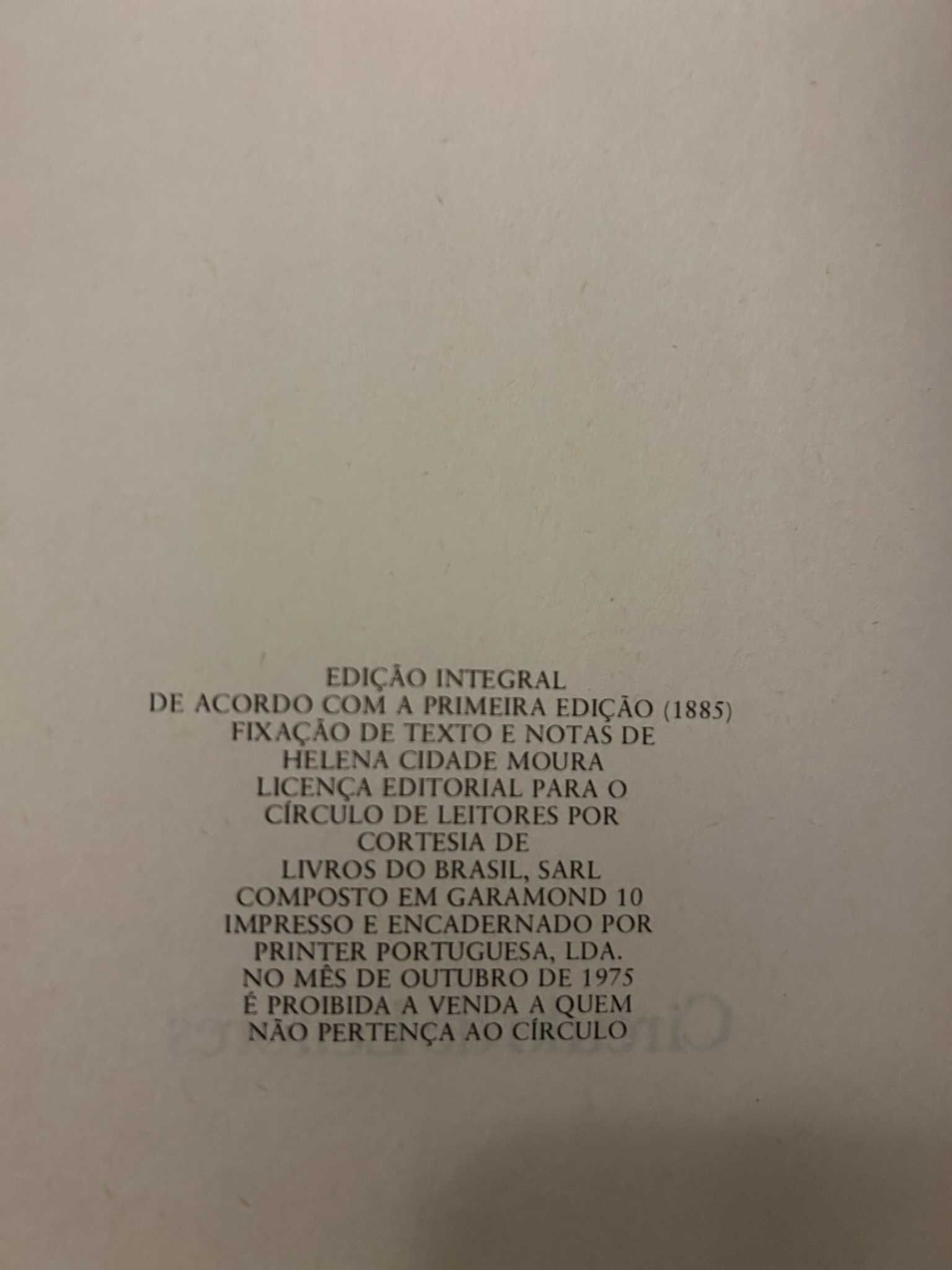 Eça de Queiroz - Os Maias - Circulo de Leitores