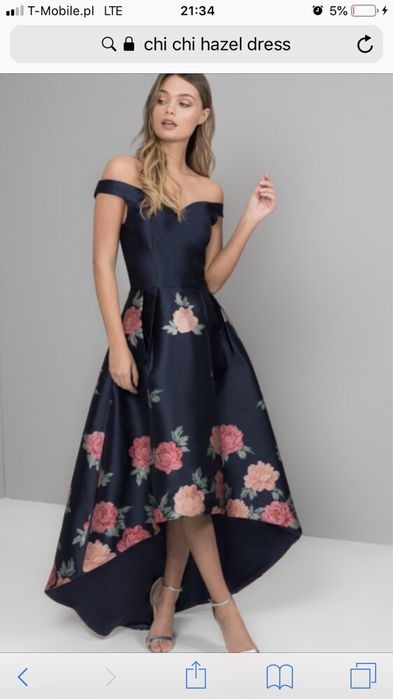 Sukienka na studniówkę - Sukienka Chi Chi Hazel dress (navy)