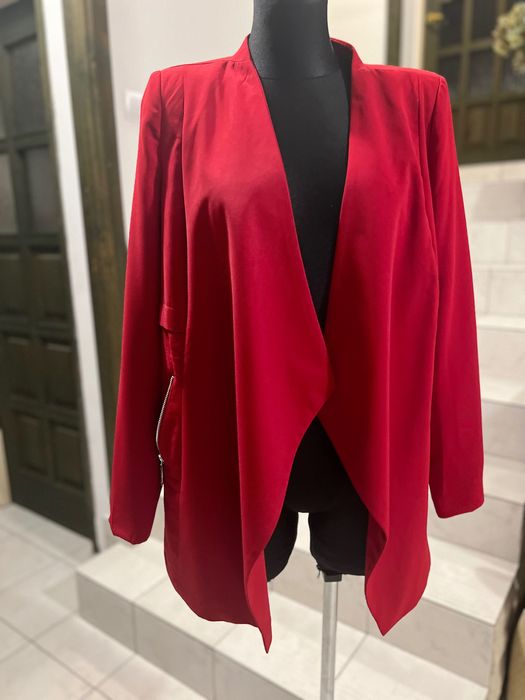 Czerwona marynarka narzutka mohito 36