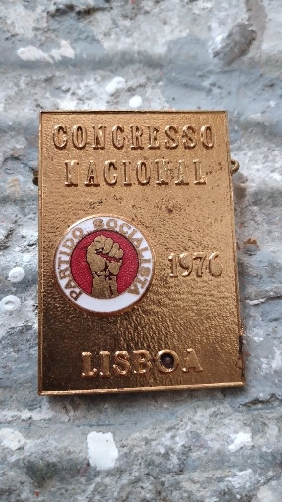 Pin do partido socialista ano de 1976