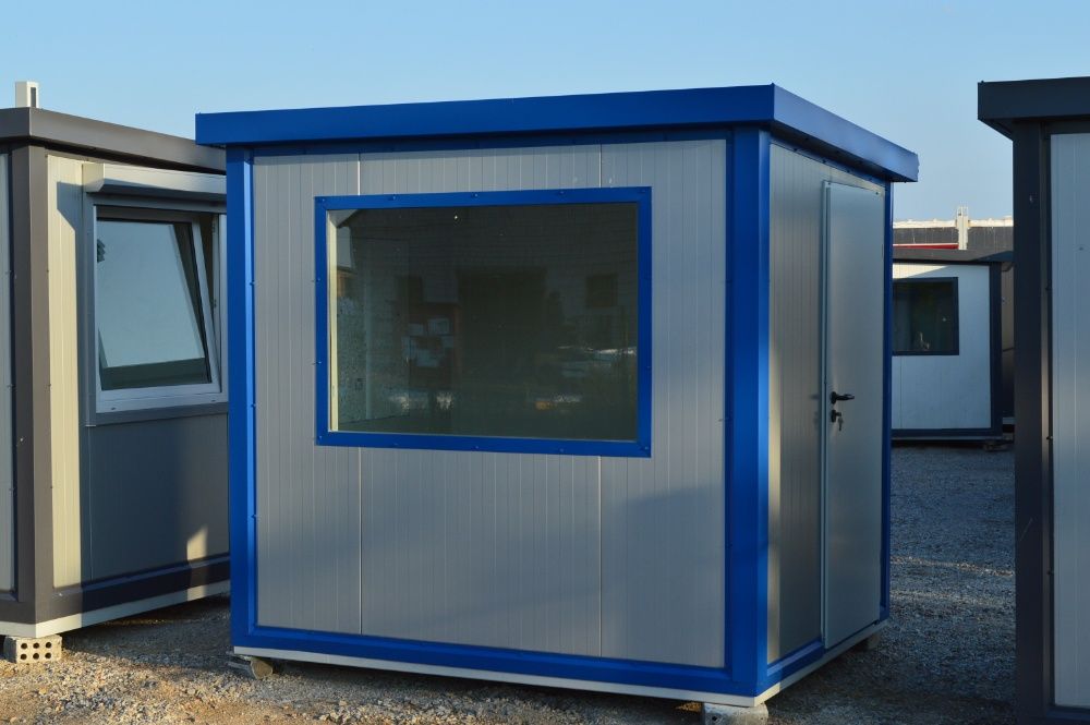 Kontener ocieplany biurowy biuro socjalny stróżówka kiosk barak domek