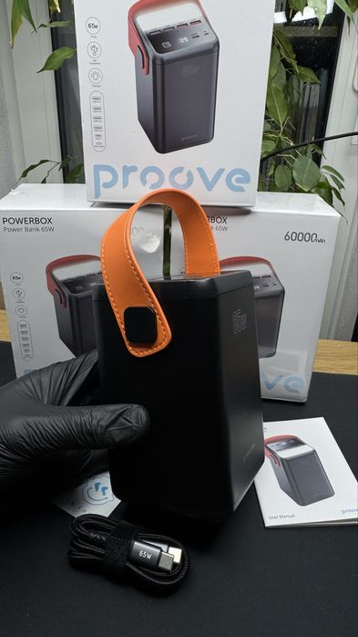 Павербанк Proove 60000 mAh 65w топова якість з гарантією 12 місяців