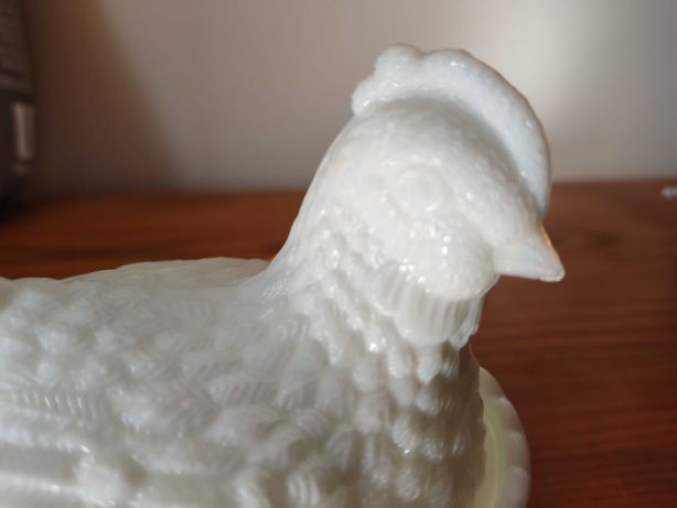 Kura biała lattimo 11.5x9 cm HSG Ząbkowice