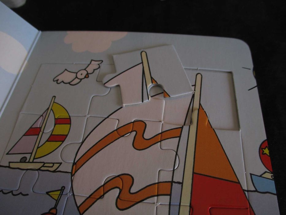 Livro Puzzle veículos camiões automóveis aviões Preço de conjunto