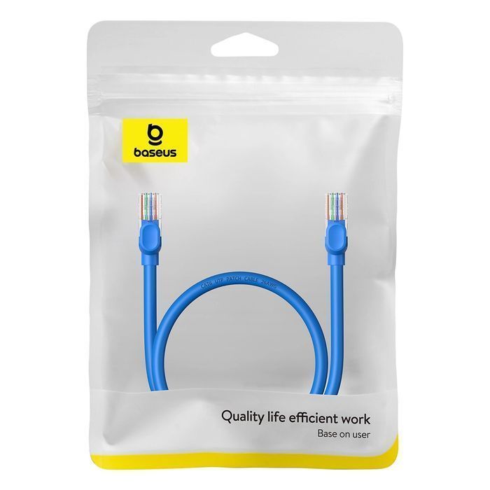 Kabel Ethernet Baseus High Speed Cat 6 RJ-45 1000Mb/s 0,5m okrągły