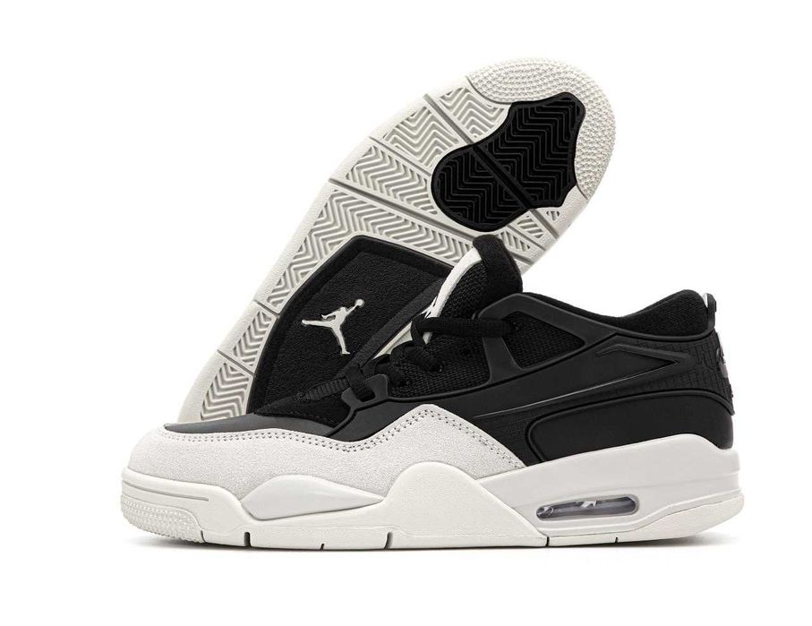 Мужские кроссовки Nike Air Jordan 4 RM Black/White. 40-45