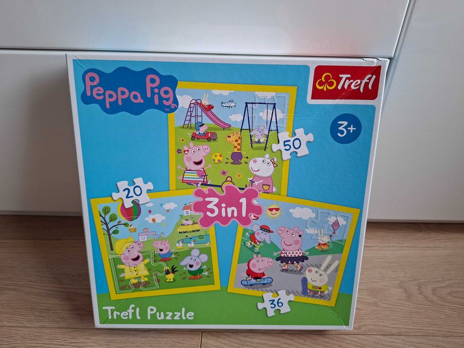 Puzzle Peppa 3w1 Trefl