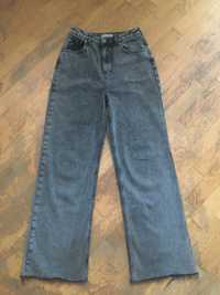 Широкі сірі джинси беггі плаццо baggy jeans y2k sk8 ск8 прямі джинси