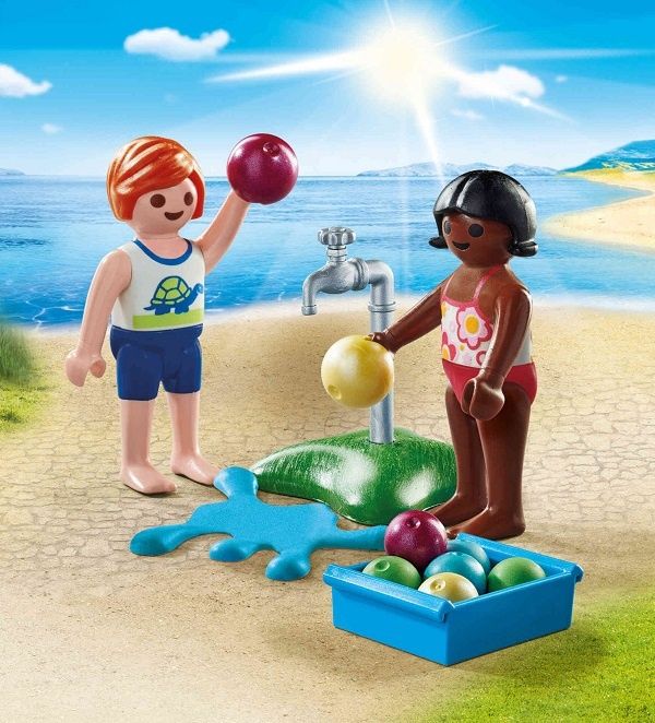 Playmobil crianças na praia NOVO