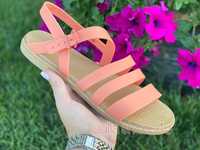 Сандалии CROCS Tulum Sandal персик 35,36