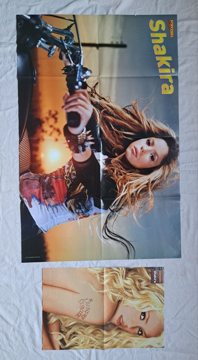 Shakira plakaty z gazety Popcorn 2003 unikaty