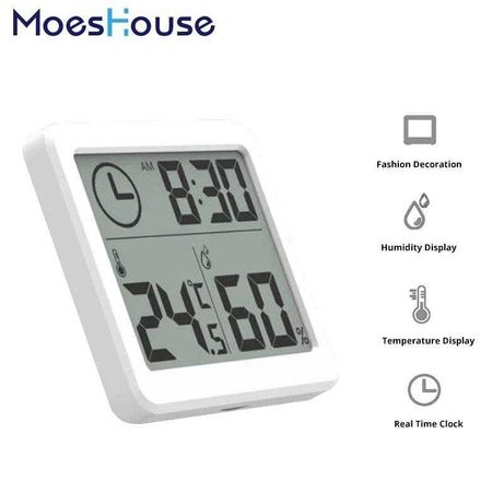 MoesHouse Электронные часы термометр гигрометр измерение влажности