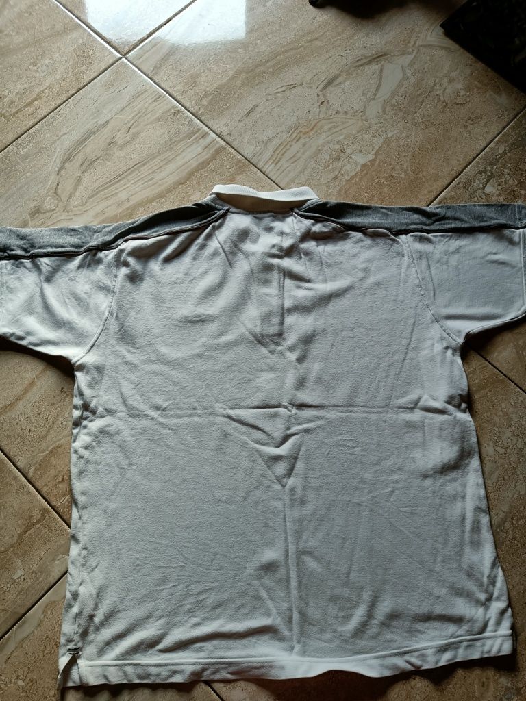 Koszulka polo Umbro, kolor biały XL