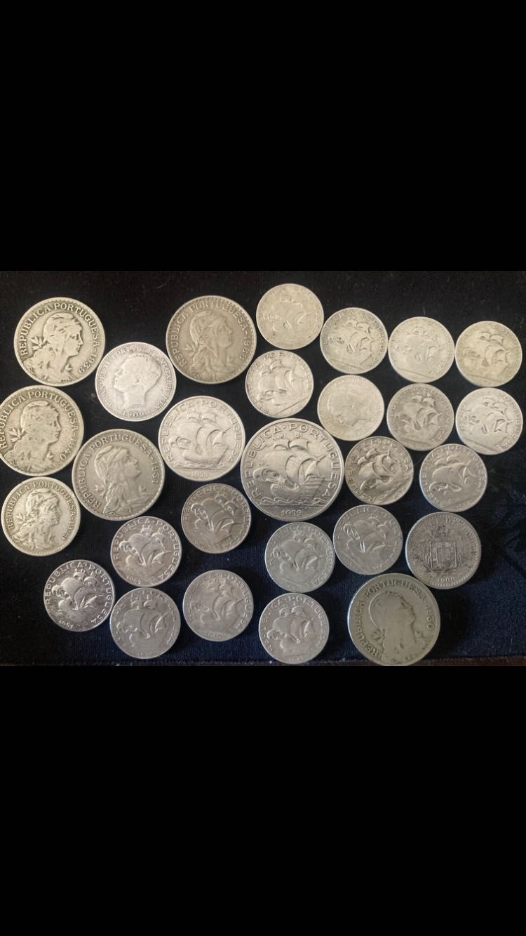 Moedas Prata e Alpaca