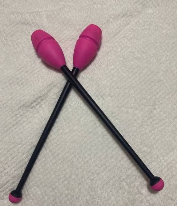 Булави Tuloni, (рожево-чорні)