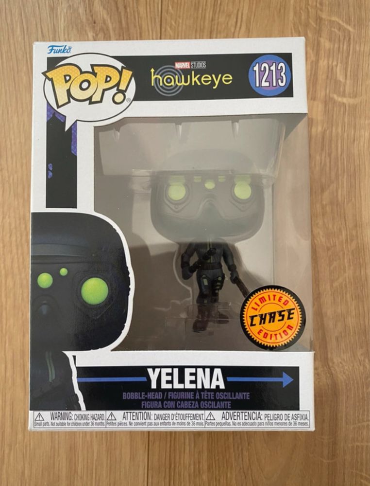 Funko pop yelena zestaw + chase hawkeye