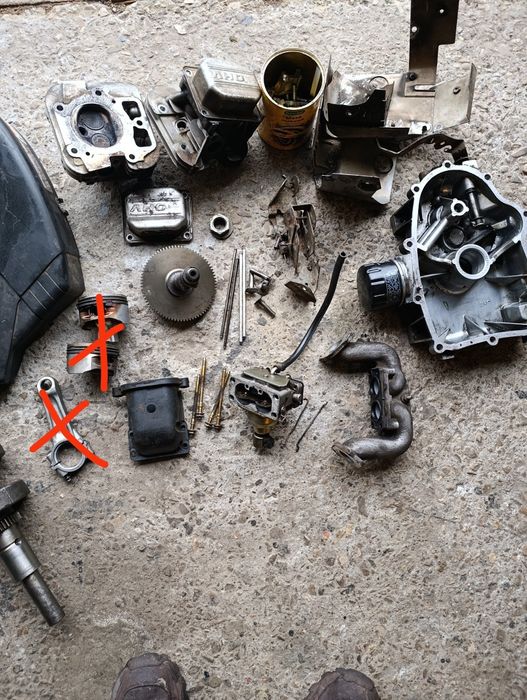 Silnik Briggs V2 Części Traktorek Kosiarka