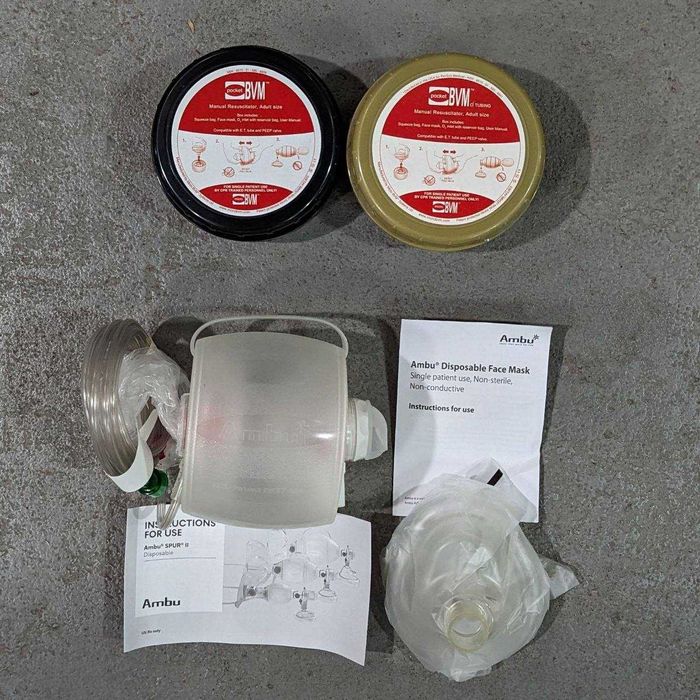 Мішок AMBU від PerSys medical, BVM pocket та BVM pocket О² tubing