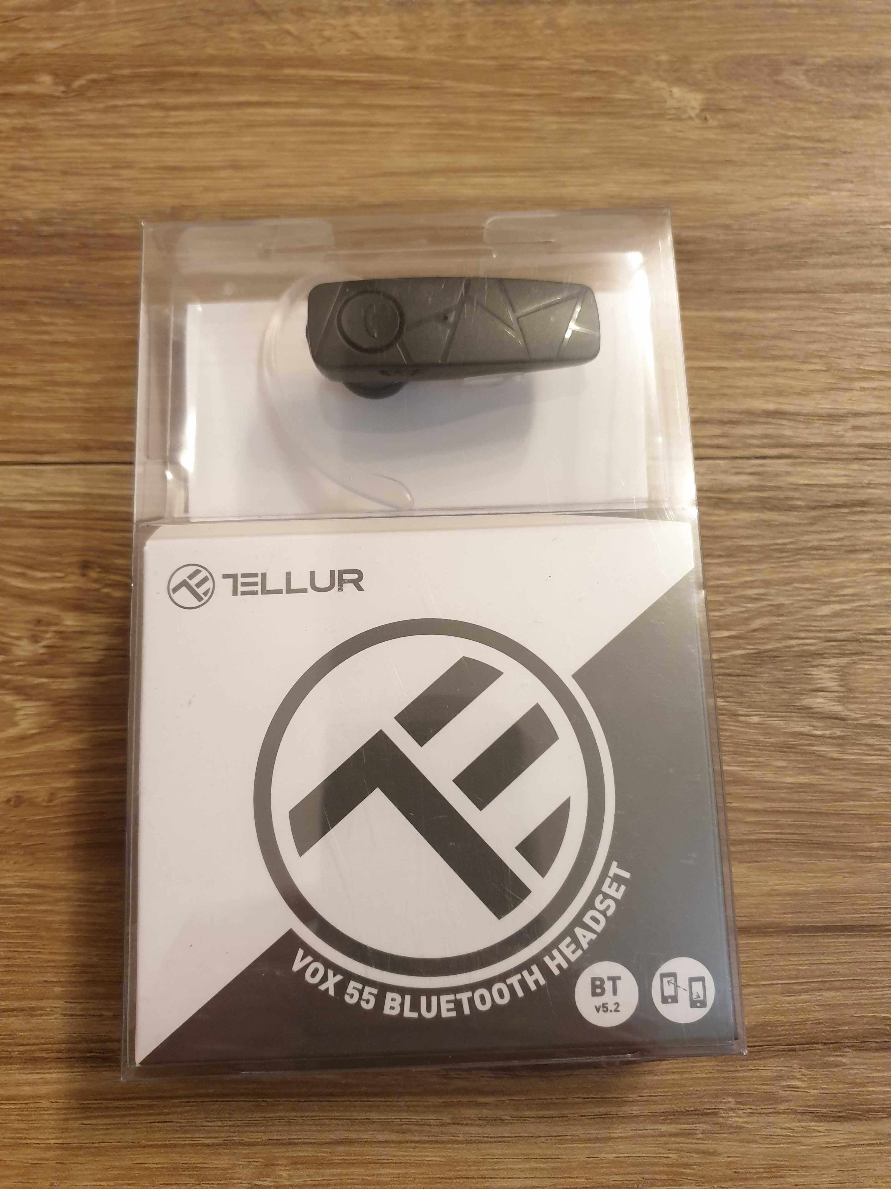 Bezprzewodowy zestaw słuchawkowy Bluetooth v5.2 TELLUR Vox 55. NOWY