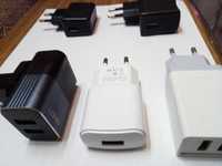 Зарядные устройства USB 1А- 2.4 Ампера/ 1 и 2 USB вых./для смартфона