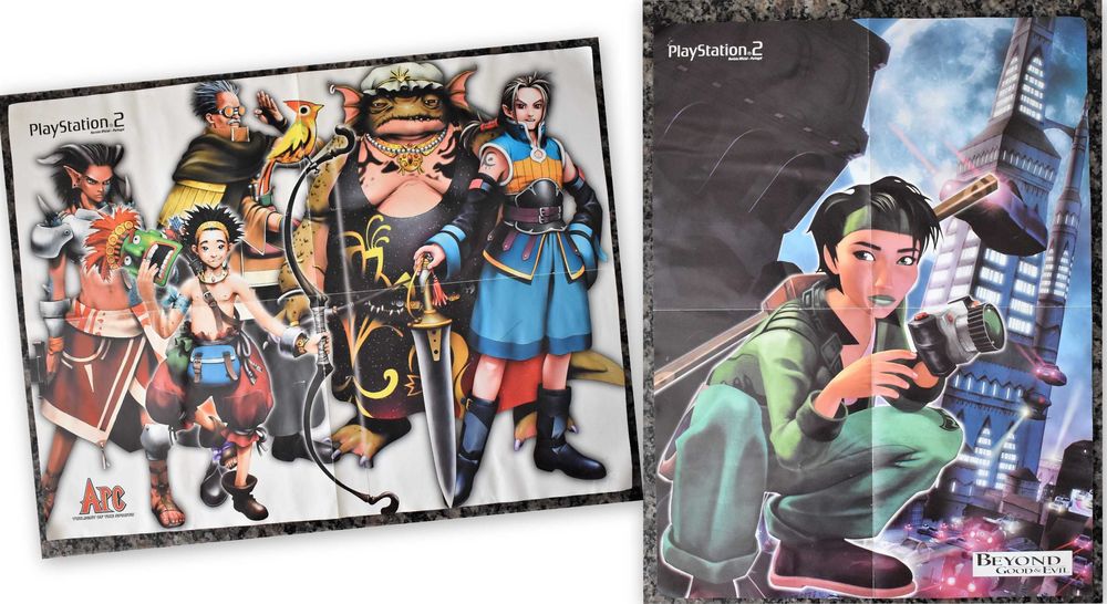 Arc the Lad: Twilight of the Spirits / Beyond Good & Evil - Poster PS2