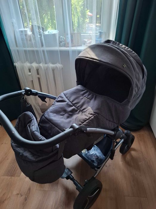 Wózek gondola+spacerówka 2w1 Bebetto Tito Premium Class