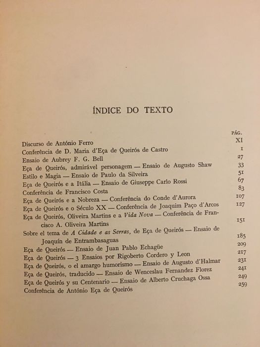 Eça de Queirós no Centenário / Régio: A Chaga do Lado