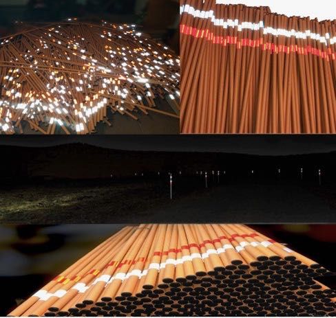 Tyczka odblaskowa  Słupek ostrzegawczy