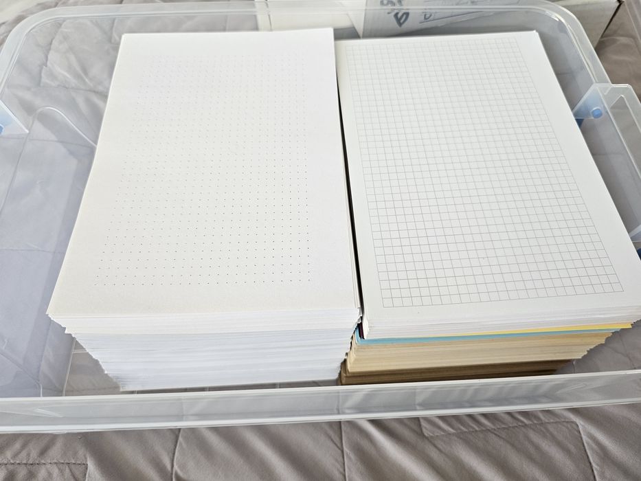 Листи та пружини для блокнотів