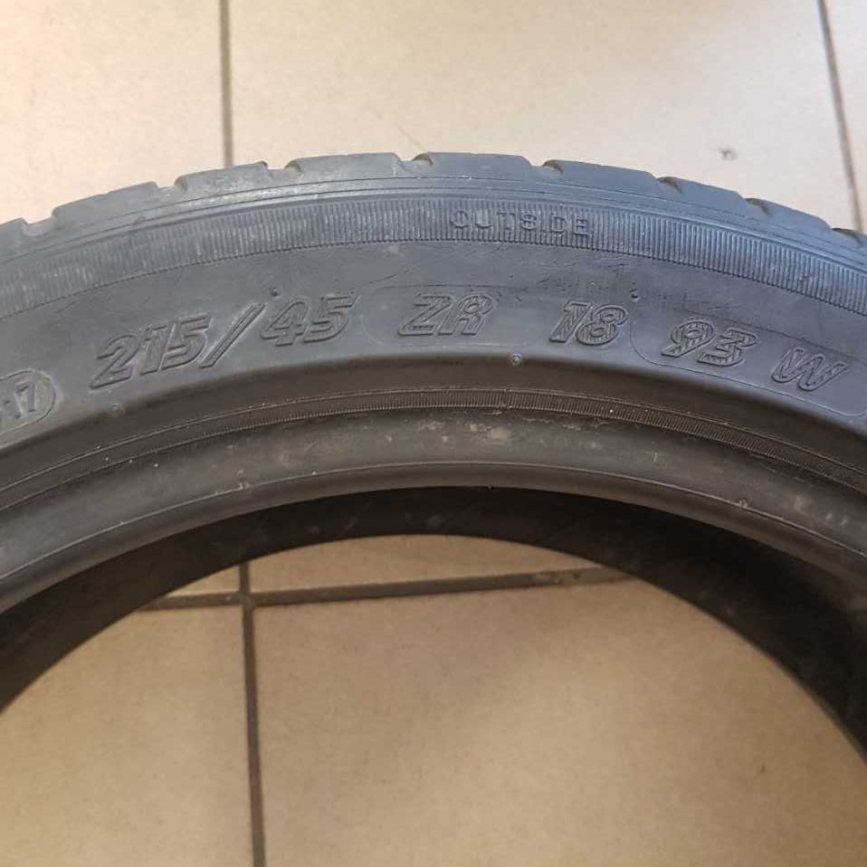 Opony 215/45 R18 MICHELIN PilotSport3 93W LATO''