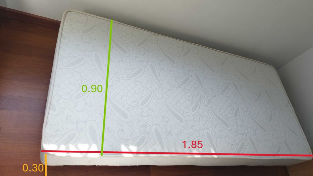 Base de colchão - 185 x 90 cm