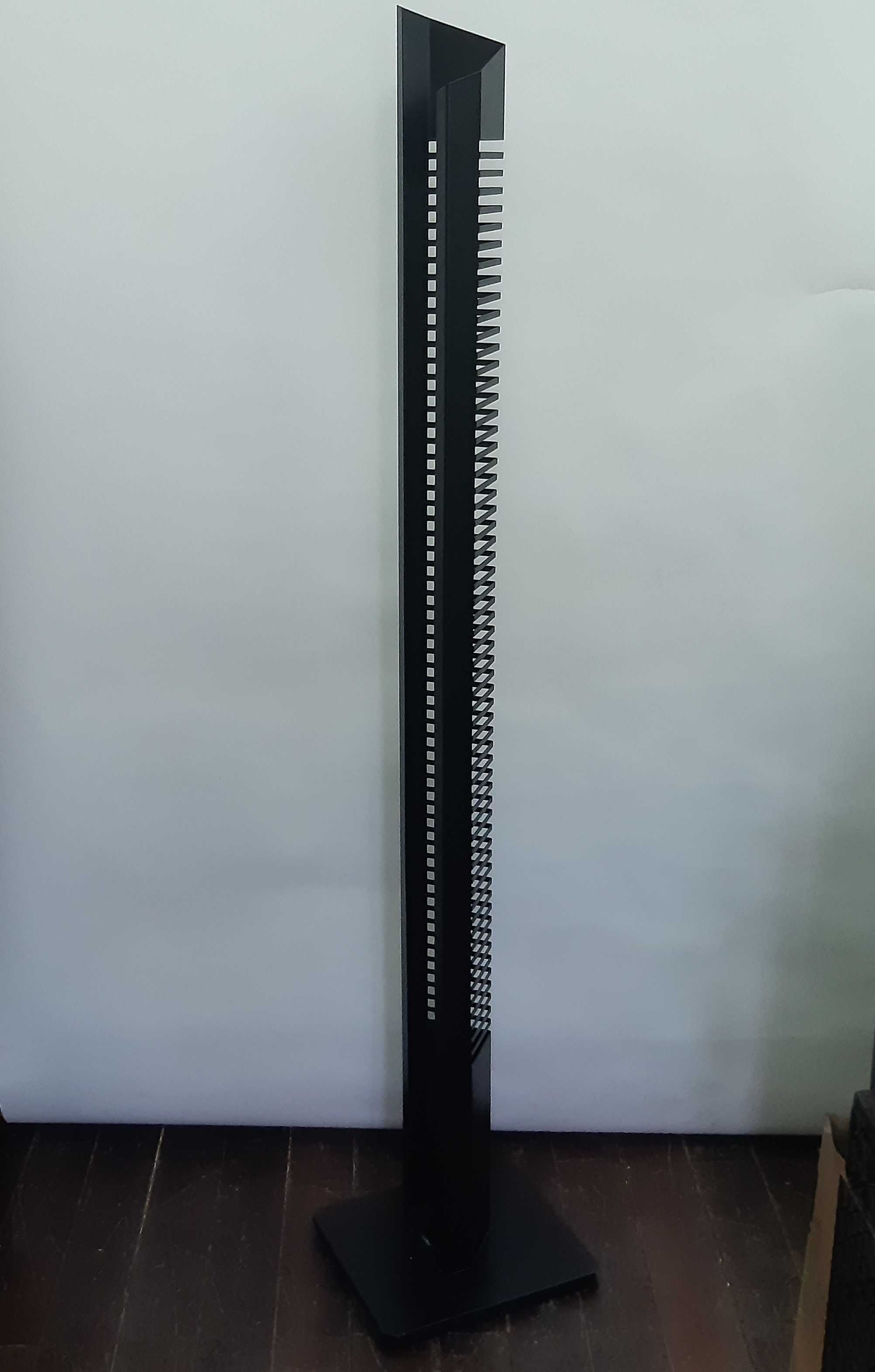 Torre Metal Preto Arquivador Expositor Suporte 60 CDs