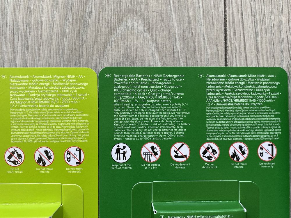 16x TRONIC Akumulatorki Baterie AA + AAA Ni-MH  1,2 V Okazja