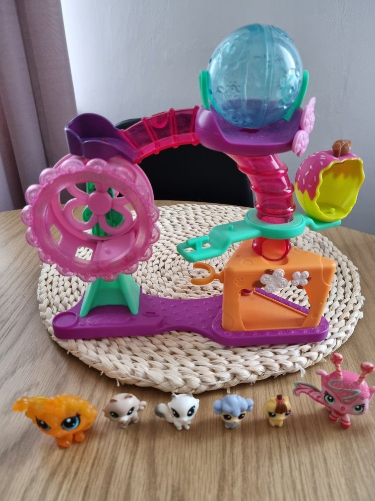 littlest pet shop plac zabawą pls figurki