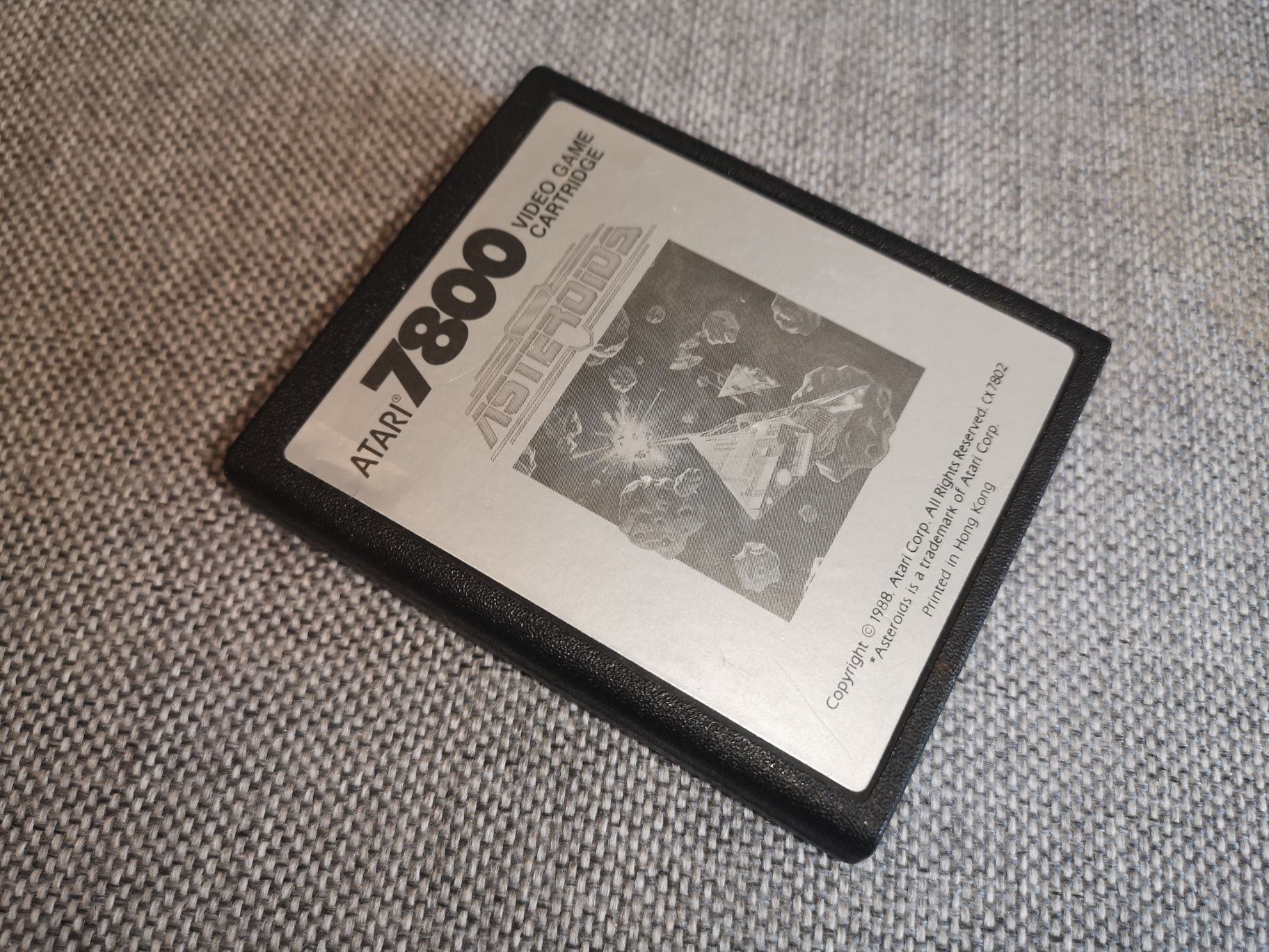 Asteroids ATARI 7800 gra + instrukcja (RETRO 1988) rzadkość na rynku