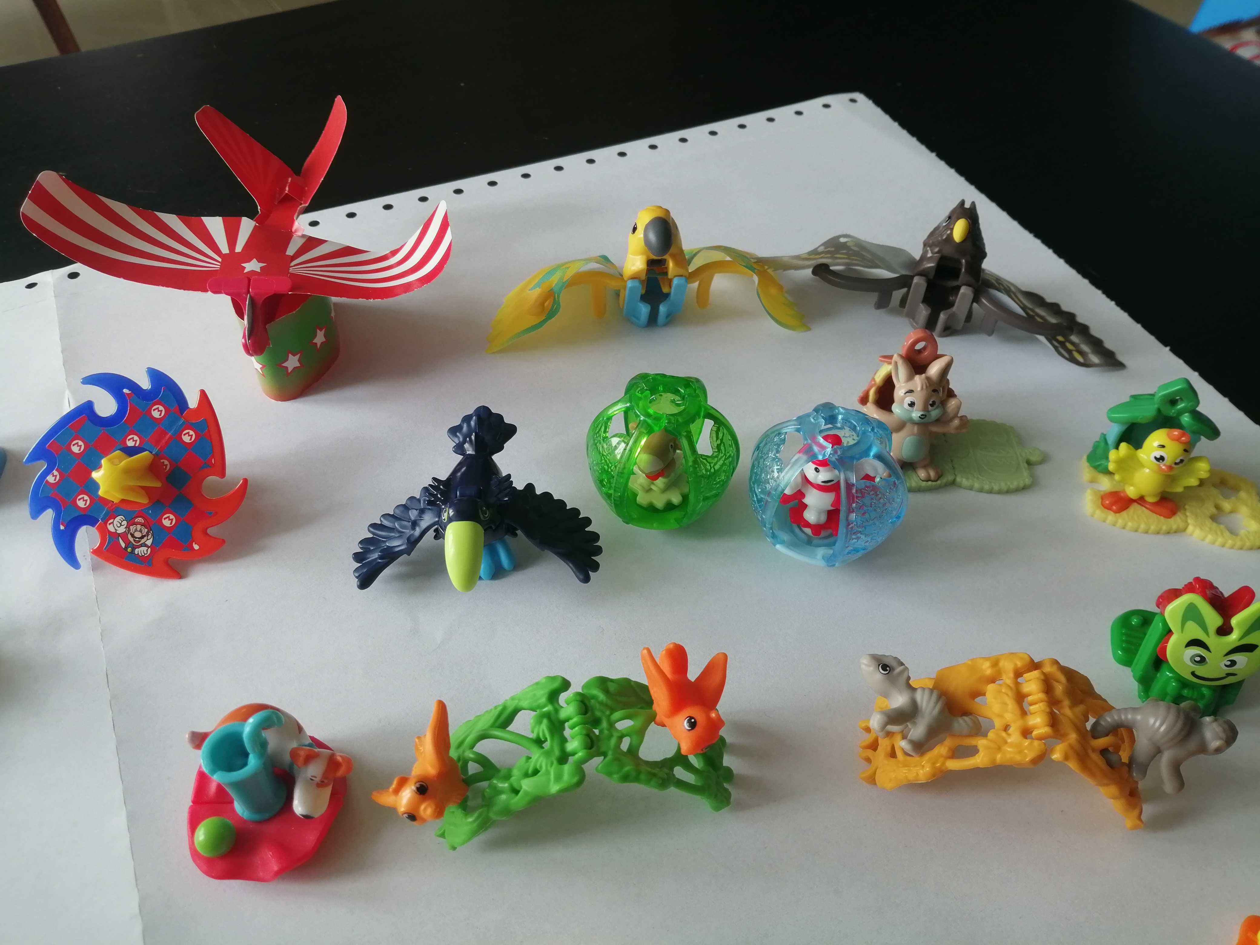 Zabawki z Kinder Niespodzianka bez karteczek