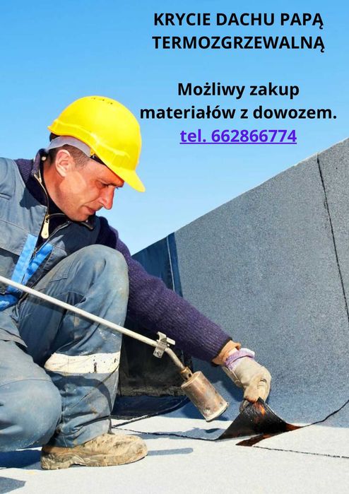 Zgrzewanie papy termozgrzewalnej